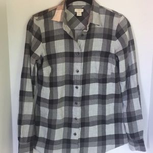 J Crew flannel shirt
